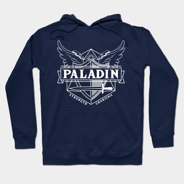 Paladin (White) Hoodie by Moon Phoenix Crafts & Designs